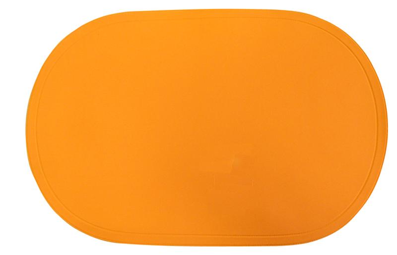 Prostírání ovál oranžové, 29 x 44 cm