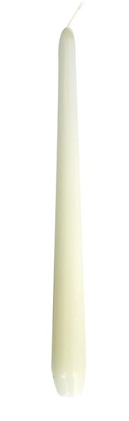 Svíčka kónická bílá 24,5 cm