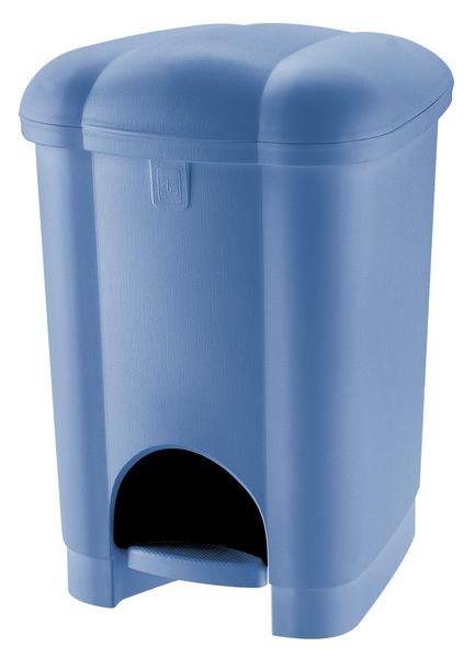 Koš na odpadky CAROLINA, objem 16 l, modrý